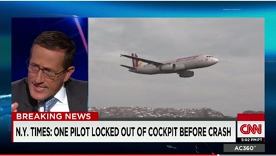 Pilot locked out of cockpit before crash in France