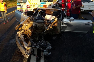 Man miraculously survives head-on collision