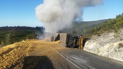 Opvolg: Trok brand op Robinsonpas
