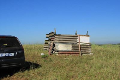 Ballito land grab, EFF erects shack