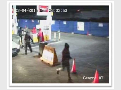 Cash van robbed at fuel station
