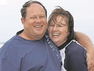 Familie aangeval op strand