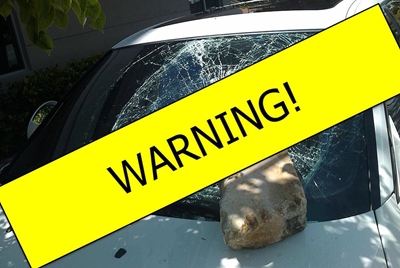 Warning: Brick-throwing on N2