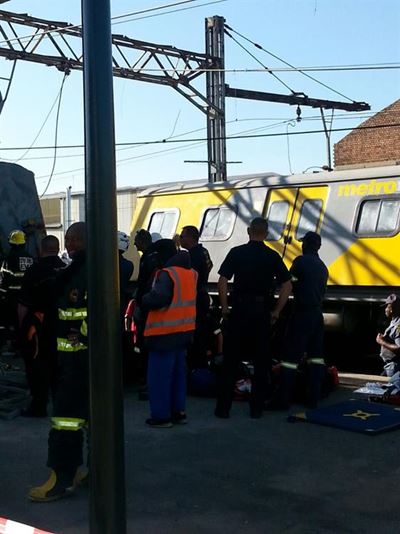 Passengers trapped in Denver train crash