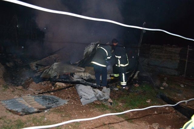 Man en vrou brand dood in hut