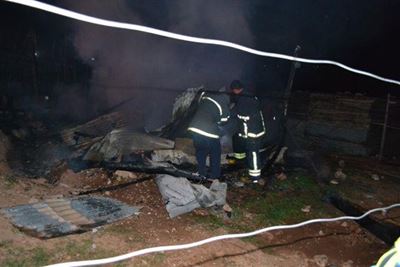 Man en vrou brand dood in hut