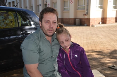 Boy (8) in coma after being hit by brick