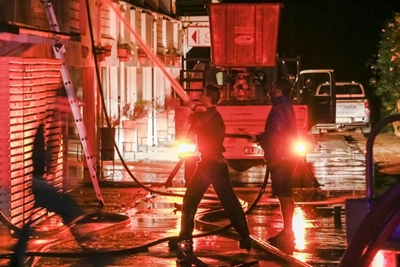 Ile de Pain restaurant burns down