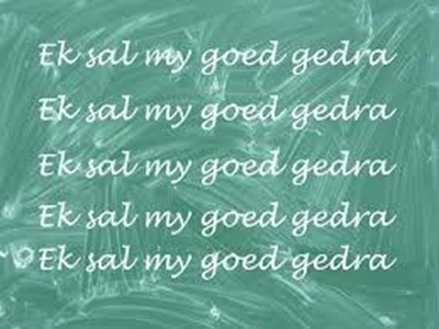 Dissipline verander gesindhede