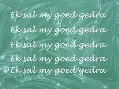 Dissipline verander gesindhede