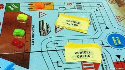 New drivers have to play board game