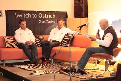 3 oud-Springbokke besoek Oudtshoorn