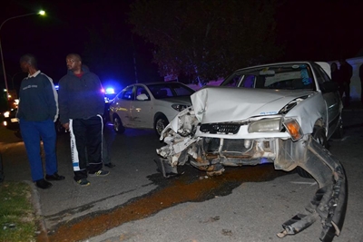 Botsing in Langehovenweg