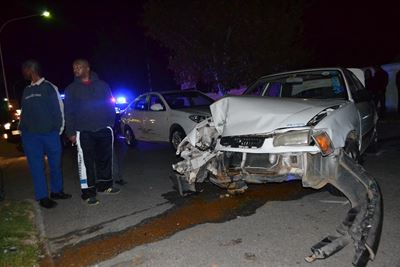 Botsing in Langehovenweg