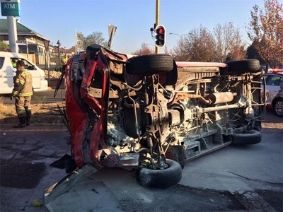 16 injured in Centurion taxi crash