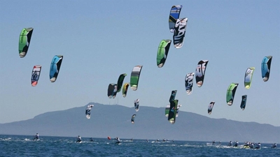 Dutch courage helps kiteboarder scale new heights
