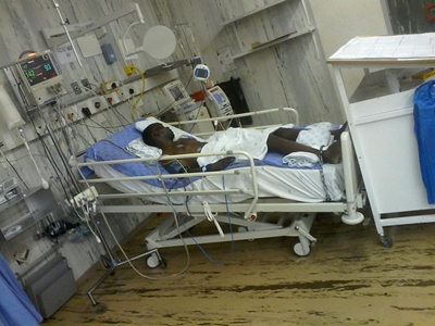 Man under hospital guard after allegedly murdering ex, leaving child for dead