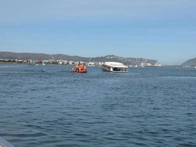 Houseboat saved from sinking
