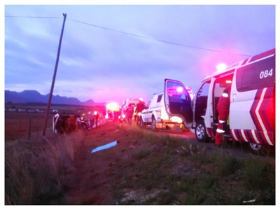 6 injured in Paarl collision