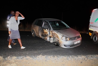 Occupants make lucky escape