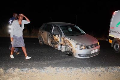 Occupants make lucky escape