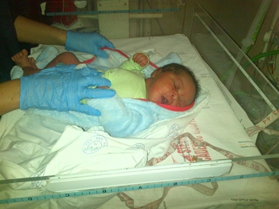 New-born baby found abandoned near prison