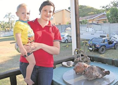 Unusual fish washes up on Toti’s shores