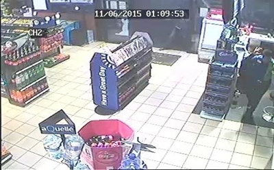Engen Garage robbed, cashier locks herself in freezer