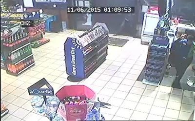 Engen Garage robbed, cashier locks herself in freezer
