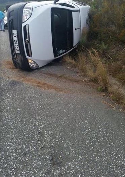 Officers have to explain rolling bakkie
