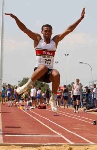 Long-jumper Boer on the way up