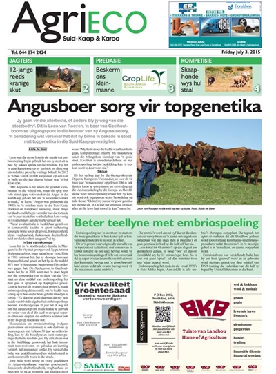 AgriECO: Julie-uitgawe