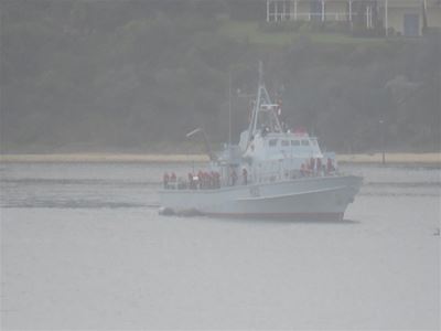 Second SA Navy vessel sails into Knysna