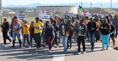 Update: Service delivery protest