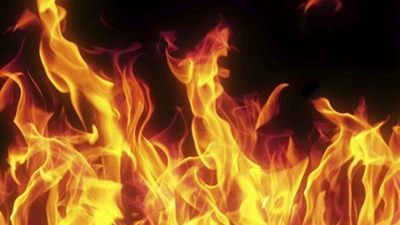 Man brand dood in huis