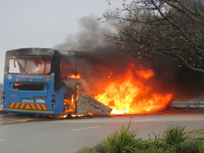 Burning buses: 'Definitive leadership needed now'