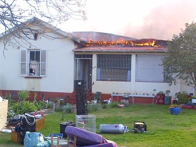 Dakloos na brand