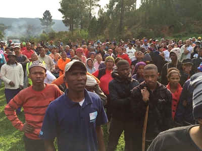 Update: Service delivery protest