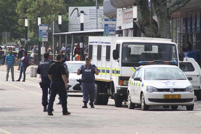 Update: Police operation at taxi rank