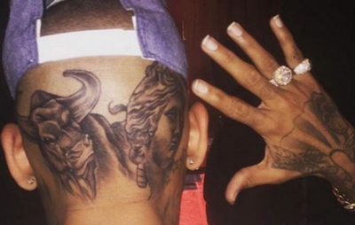 Fans have nothing nice to say about Chris Brown's new head tattoo