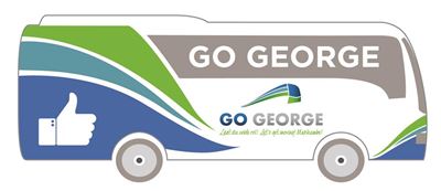 Get your own GO GEORGE bumper sticker