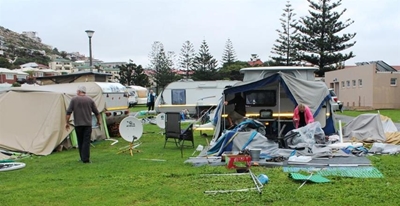 Mossel Bay mopping up storm damage