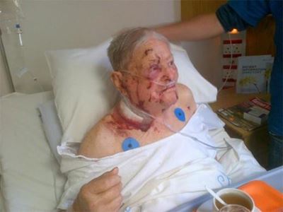 Elderly man stabbed 18 times by hitchhiker