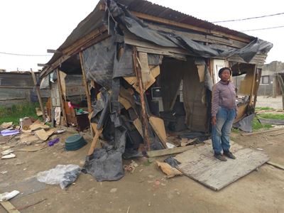 Grandmother's house vandalised