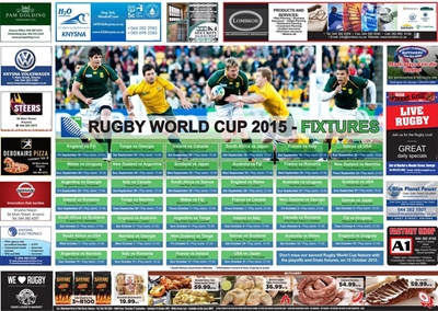 2015 Rugby World Cup Fixtures 2015