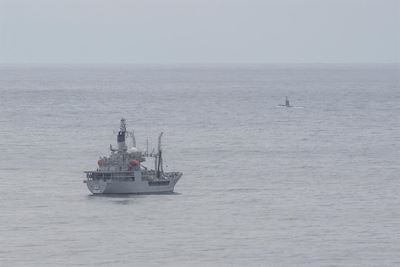 2 ships and a submarine in Plett