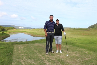 International golfer in Sedgefield