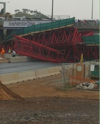 1 dead, 30 injured in Sandton bridge collapse