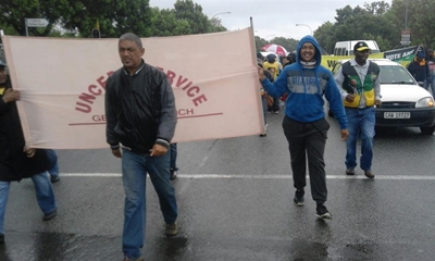 Taxi protest: Avoid Courtenay Street