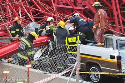 Cement truck may have caused M1 bridge collapse
